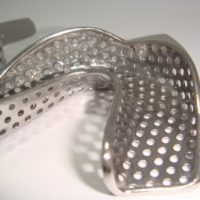 Dentista Impression Vassoi Set autoclave Perfo protesi Instruments Confezione 2 SK-TR03