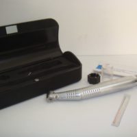 Pulverizar alta velocidad dental E-generador LED de fibra óptica Push Button Triple Agua pieza de mano TX-164