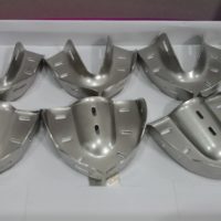 Impressione Superior Odontoiatria metallo Bocca vassoio edentula Set Apparecchiature Solid SK-TR01