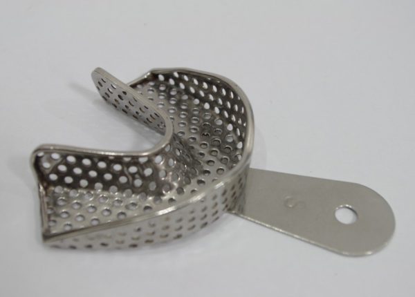 Full Stainless Steel Dental Impression Trays Dentist Instrument Perforated Units Pack of 6 SK-TR02