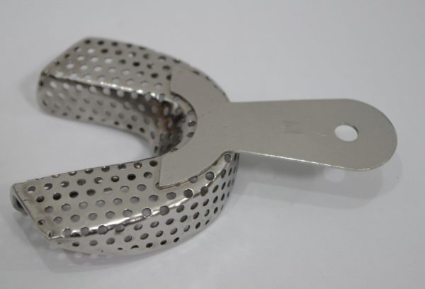 Full Stainless Steel Dental Impression Trays Dentist Instrument Perforated Units Pack of 6 SK-TR02