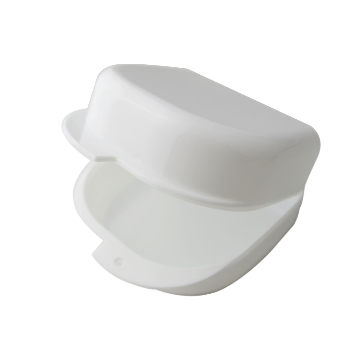 Grin365 Large Retainer Case for Retainer, Mouth Guard, or Mouth Tray - White Color