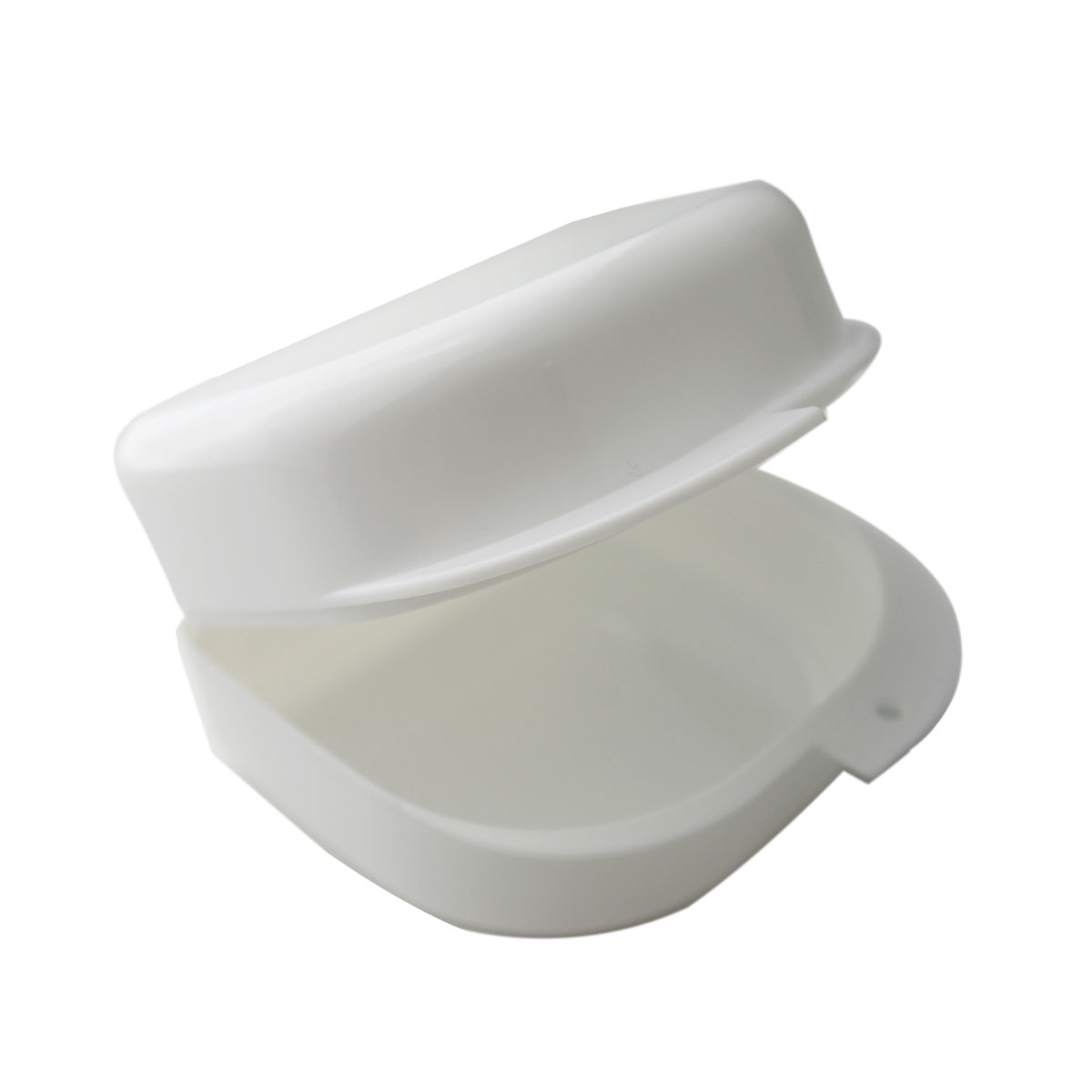 Grin365 Large Retainer Case for Retainer, Mouth Guard, or Mouth Tray - White Color