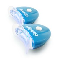 Grin365 los dientes caseros que blanquean el sistema con LED de luz del acelerador - 2 Kit Comfort persona