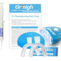 Grin365 Home Teeth Whitening System with LED Accelerator Light - Complete Kit