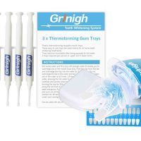 Grin365 los dientes caseros que blanquean el sistema con LED de luz del acelerador - Kit de conveniencia