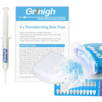 Grin365 Home Teeth Whitening System with LED Accelerator Light - Convenience Kit