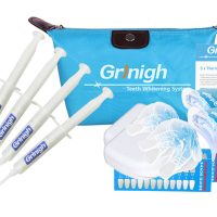 Sistema de clareamento de dentes em casa Grin365 com luzes de acelerador LED - Conveniência 2 pessoa Kit