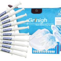 Sistema de clareamento de dentes em casa Grin365 com luzes de acelerador LED - Conveniência 2 pessoa Kit