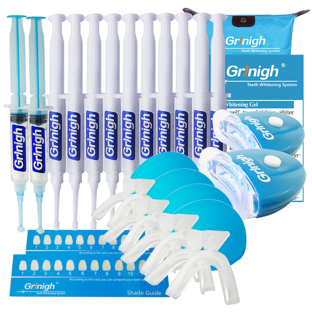 Grin365 Kaksi Henkilö nuorentuminen hampaiden valkaisuun Kit Remineralization Gel