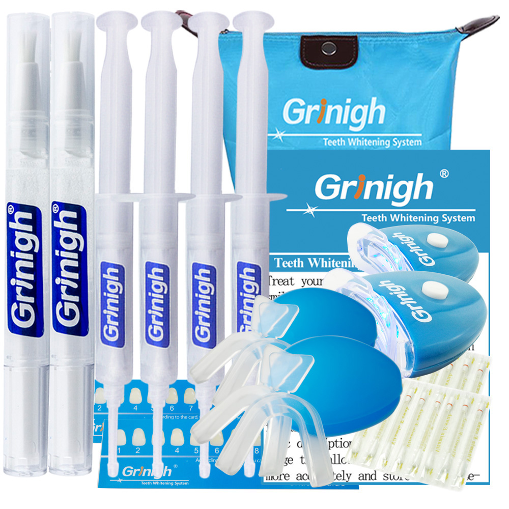 Grin365 2 Personne Fermer Confort des dents Kit de blanchiment