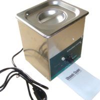 Industrial 2 L 80W Steel Ultrasonic Cleaner/Ultrasonic Baths for Soaking Instruments Dental Lab Cleaning with Timer & Heater SK-YJ-80