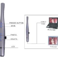 Intraorale Intra Oral immagini Fotocamera digitale wireless 6 LED USB 2.0 CE CF-986WL