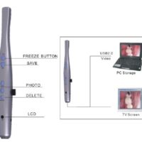 Dental Intraoral Intra Oral Imagens Câmera Digital Wireless 6 LEDs USB 2.0 CE-CF 986WL