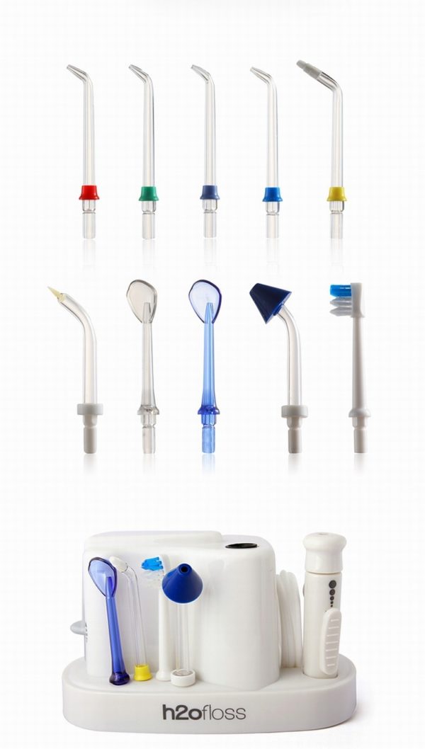 Dental WaterFlosser Oral Irrigator Plus 11 pcs Water Jet Tips And 1000ml Water Tank