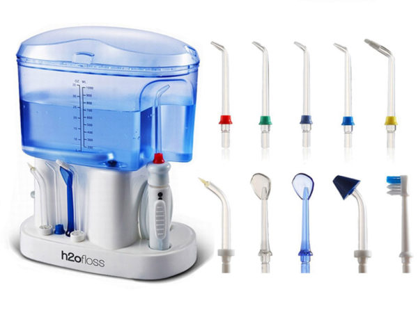 Dental WaterFlosser Oral Irrigator Plus 11 pcs Water Jet Tips And 1000ml Water Tank