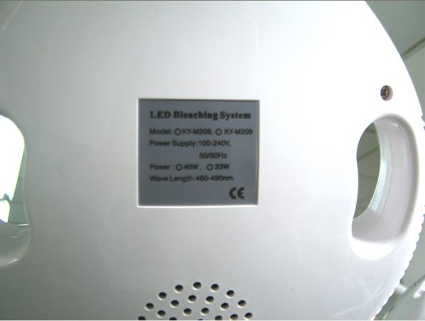 LED Teeth Whitening Lamp Laser Tooth Bleaching Systems Build in Model with 20 Kleurenschaduwgids