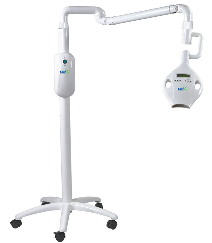 طبيب الأسنان الأسنان آلة تبييض 8 أضواء LED مع 20 دليل الألوان الظل للعيادة وصالون تجميل