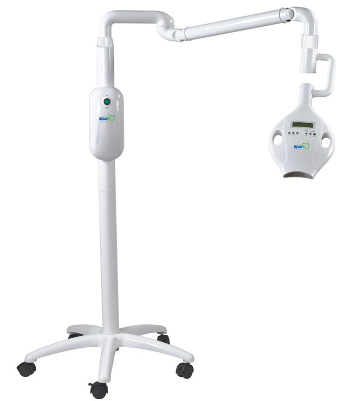 Tandläkare Dental tandblekningsmaskin 8 LED-lampor med 20 Colours Shade Guide för klinik och skönhetssalong